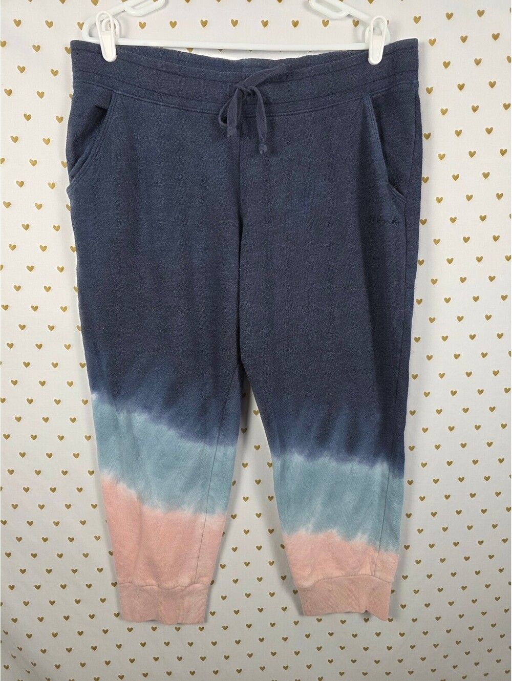Victorias Secret PINK Tye Dye Sweats Tapered Joggers Sweatpants XL